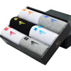 Seven wolves SEPTWOLVES male cotton socks sports wind socks shallow mouth socks 91096 mixed color code