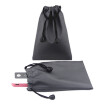 Universal Portable Drawstring Waterprooof Pouch power bank All cell phone USB charger cable Nylon Packaging Bag & Gift bag