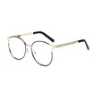 SHAUNA New Arrival Oversize Women Cat Eye Glasses Frame Classic Hollow Out Metal Material Men Clear Lens Glasses