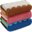 Sanli towel home textiles cotton color corrugated towel 34 × 76cm soft absorbent towel 3 loaded