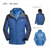 Far traveler outdoor down liner jacket mens autumn&winter windproof waterproof three-in-one warm two-piece mountaineering sui