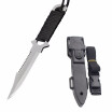 CHACHEKA American Paratrooper Rescue Knife Leg Wrapping Tie Waist Knives Fixed Blade Hunting Straight Knife ABS Sheath