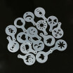 16pcs of Coffee Printing Stencil in Cooking Milk Foam Garland Template All Kinds of Modellings Spray Molds in Daily Life