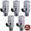 Larsd LD144 triangular valve five full copper thick fast open cold water angle valve eight character valve water valve