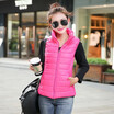 2018 autumn&winter light down cotton collar vest vest vest slim coat cotton coat