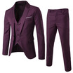 AOWOFS high quality business casual suit three-piece groom groomsmen wedding suit suit XY05