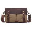 Lienzo de la vendimia bolsa de hombre nuevo hombres europeos con estilo hombro versátil bolsas de mensajero de cuero masculino UK bolso crossbody envío gratis