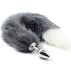 sigui adult Butt Plug SM Sex Toy for Couples Stainless Stell Foxs Tail for SM Game
