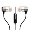 Newmine NM-JK12 Metal Universal Earphone Music Game Talk Sports Running Headphone Compatible Cell Phone Tablet PC Gray