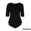 Womens Ladies Summer Loose Tops Long Sleeve Shirt Casual Blouse T-shirt Fashion