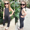 Fashion Kids Baby Girl Jumpsuit Bodysuit Romper Playsuit Long Trousers Outfits C