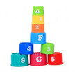 Baby Kid Play Educational Letters Piles Folding Cups Stacking Bathing Toys New