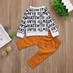 Newborn Infant Baby Boys Tops T-shirt Long Pants Outfits Set Clothes Tracksuit