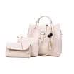 USA 3PCSSet Women Lady Leather Tote Shoulder Bag Handbag Satchel Messenger Bags