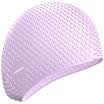 TOSWIM TOSWIM Women&39s special waterproof long-haired swimming cap to increase the silicone ear protection comfortable fashion bubble cap TS61400652 distinguished purple