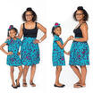 Family Outfits Clothes Mother Daughter Kid Matching Dress Womens Girls Party
