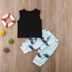 Toddler Kids Baby Boys Outfit Clothes T-shirt TopsShort Pants Trousers 2PCS Set