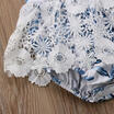 Recién Nacido Bebé Mono Encaje Flores mono trajes Flor Verano Ropa Mon