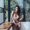 Womens Bra Sets Embroidery Lace Lingerie Underwear Push-Up Padded Bra Panties