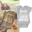 Newborn Baby Girl Boy Clothes I Have Arrived Bodysuit Romper Jumpsuit Outfits