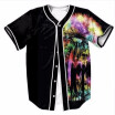 Camisas De Manga Corta De Verano Con Cuello En V Conjuntos De Flores De Colores Jersey Soplar El Jet Diente De León Psicodélico Tees Streetwear