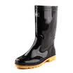 HUILI rain boots outdoor boots sets of shoes HXL807 mid calf black 40 yards