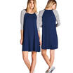 Casual Long Sleeve Dress Women Dress Comfortable Loose Dress Short Dress