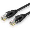 Win shengwei LC-6010G six network cable pure copper gigabit 8-core twisted-pair network jumper 1 m black oxygen-free copper high-speed network cable Gigabit network cable