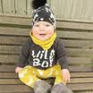 US Newborn Toddler Kids Baby Boys Clothes T-shirts TopsDeer Pants Outfits Set