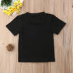 Toddler Kids Baby Girl Boy Young Wild Three Tops T-shirts Blouse Clothes Summer