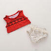 Tassels Newborn Infant Baby Girl Plaid Crop Top Short Pants Outfits Set Clothes