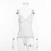 UK Women Ladies Sexy Slim Bodysuit Jumpsuit Party Romper Stretch Leotard Top