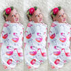Newborn Baby Swaddle Soft Warm Newborn Blanket Sleeping Bag Stroller Wrap Sack