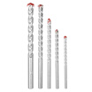 5pcs 4-10mm Rotary Masonry Drill Bits Set YG8 Galvanized Drills Round Shank Spiral Flute for Drilling Concrete Brick Tile 5pcs 4-10mm Rotary Masonry Drill Bits Set YG8 Galvanized Drills Round Shank Spiral Flute for Drilling Concrete Brick Tile