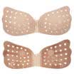 Women Strapless Invisible Bra Backless Self-Adhesive Push Up Sticky Bras Zipper