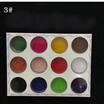 12ColorsSet Nail Art Sequins Glitter Sheets Tips Mixed Powder Manicure DIY New