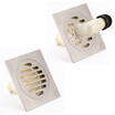 Submarine bathroom copper floor drain set