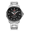Romacci NAVIFORCE Fashion Luminous Quartz Men Casual Wristwatch Water-Proof Stainless Steel Man Business Watch Masculino Relogio