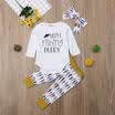 Newborn Baby Girl Boy Cartoon Romper Tops Jumpsuit Fish Pants Outfits Clothes
