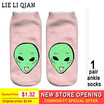2018 New Emoji Cartoon Cat Art Female Funny Socks Hot Sale 3d Printed Womens Socks Low Cut Ankle Femme Short Socks Wholesale