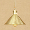 Baycheer HL478980 Burnished Brass Finish Single Head Pendant LightStyle A