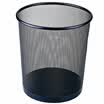 Comix B2005 Metal Mesh Wastebasket Medium Black