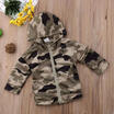 Fashion Kids Baby Infant Boy Camouflage Letter Coat Cloak Jacket Thick Clothes
