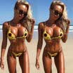 US Womens Bikini Set Bandage Push-Up Padded Swimwear Swimsuit Bathing Brazilian