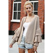 Womens Knitted Sweater Long Sleeve Cardigan Knitwear Jumper Outwear Coat Jacket