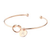 Best selling new fashion rose gold silver alloy letter snake chain bracelet female personality jewelry