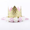 Cute Newborn Baby Girl 1st Birthday Party Flower Princess Crown Headband Gift