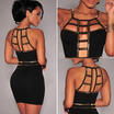 USA Womens Bandage Bodycon Sleeveless Evening Sexy Party Cocktail Mini Dress