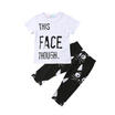 Toddler Baby Boys Summer Casual Clothes T-shirt Tops Pants Outfits New Cartoon