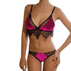 Sexy Women Lace Floral Bralette Push Up Bra G-string Set Lingerie Sleepwear Gift